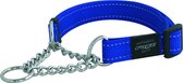 Rogz Utility Sliphalsband Ketting Blauw - Hondenhalsband - 45-70x2.5 cm