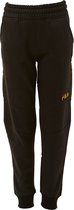 Fila Monte Tape Slim Joggingbroek Zwart/Goud Kinderen - Maat 116 - Kerstcadeau