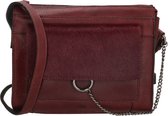 Micmacbags Mendoza Schoudertas - Bordeaux rood