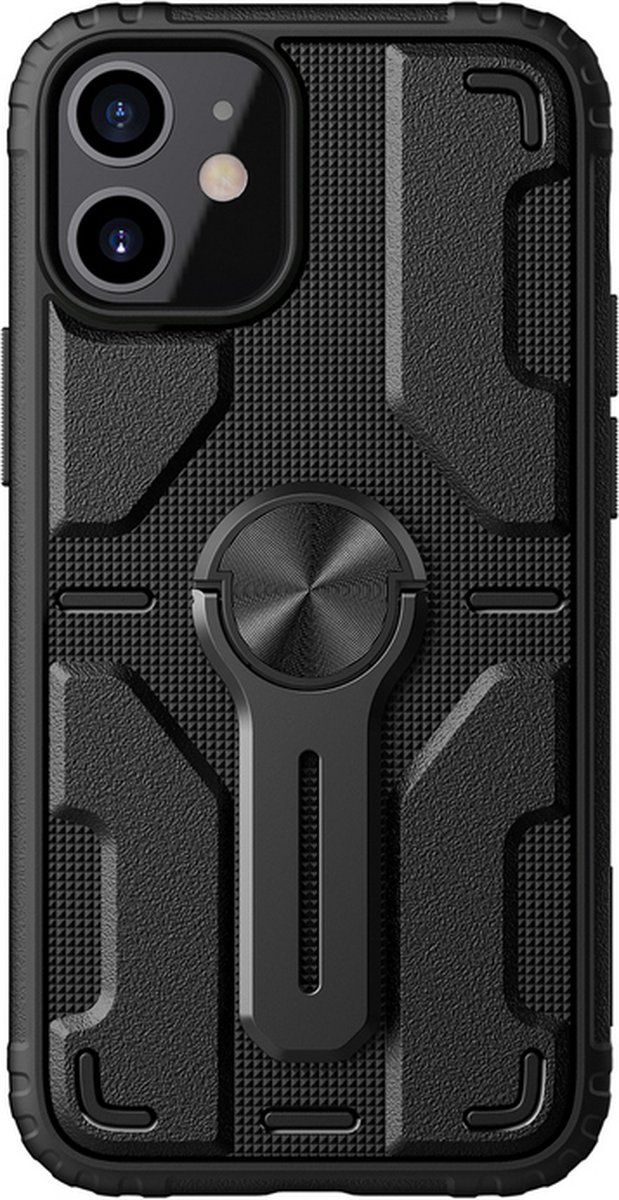Nillkin Medley Back Case - Geschikt voor Apple iPhone 12 Mini (5.4") - Zwart