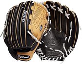 Wilson - MLB - Honkbal - Softbal - A500 - Siren - 2022 - Fastpitch - Softbal Handschoen - Zwart/Blonde - 12,5 inch