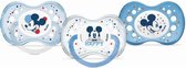 DODIE MAM ES8 - Lot van 3 anatomische Mickey-fopspenen - Voor baby's +18 maanden