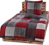 Dekbed 2x | Winter | 135x200 cm | 4-delig | Polyester | Ruitvorm | 2x Kussensloop