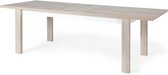 Rechthoekige tafel met verlengstuk - Eiken decor - OLERON - L 240 x D 90 x H 70 cm - Made in France