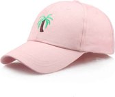 Baseball Cap - Unisex - Palmboom - Roze