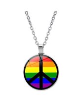 Akyol - pride Ketting - LGBT - de echte pride aanhangers - pride - lgbt - amsterdam - pride aanhangers - steun de community - 60 CM lang