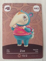 Amiibo animal crossing new horizons kaart serie 5 Zoe 442