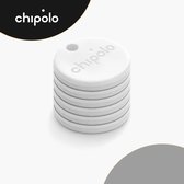 Chipolo One - Bluetooth GPS Tracker - Keyfinder Sleutelvinder - 6-Pack - Wit