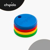 Chipolo One - Bluetooth GPS Tracker - Keyfinder Sleutelvinder - 4-Pack - Rood & Blauw & Groen & Geel