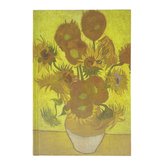 3BMT Notitieboek A5 - Softcover - Blanco - Van Gogh - Zonnebloemen