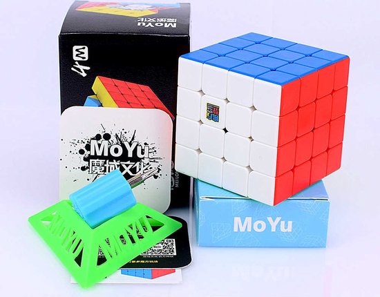 Thumbnail van een extra afbeelding van het spel MoYu Meilong 4x4 M speed cube magnetisch - Stickerless - Draai Kubus Puzzel - Magic Cube