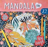 Kleurboek Mandala voor Volwassen met 72 Kleurplaten elant inclusief een flamingo sleutelhanger