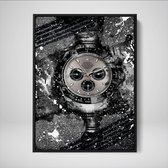 DEVICI Ingelijste Motiverende Wanddecoratie - Muurdecoratie - Rolex Cosmograph Daytona - Ingelijste Canvas Wall Art Ingelijste Wanddecoratie Kantoor Ingelijste Kunstposters & Kunstprints