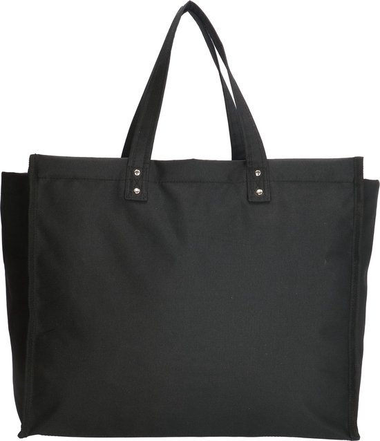 Sac à provisions robuste Basic - Large - Noir - Sac à provisions Canvas