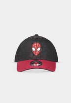 Marvel SpiderMan Snapback pet kinderen Embroidered Patch Zwart