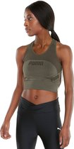 Puma Evostripe Evoknit Crop Top Zwart Dames - Maat S