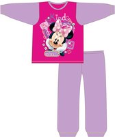 Minnie Mouse pyjama - 100% katoen - roze - Disney pyama - maat 86