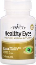 Healthy Eyes / Vitamine ondersteuning voor ogen / Luteïne + Zink + Vitamine B / 21st Century Vitamins / Bausch & Lomb / 36 stuks