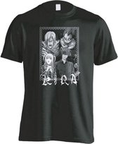 Death Note Fighting Evil- T-shirt Zwart Maat L
