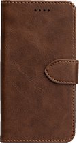 iPhone Xs Max leren portemonnee hoesje - PU leer - Pasjes - Wallet case - Book case - Opbergruimte - Telehoesje - Nederland - Kwaliteit - Goed - 5 kleuren - Zwart - Donker blauw - Donker bruin - Cognac