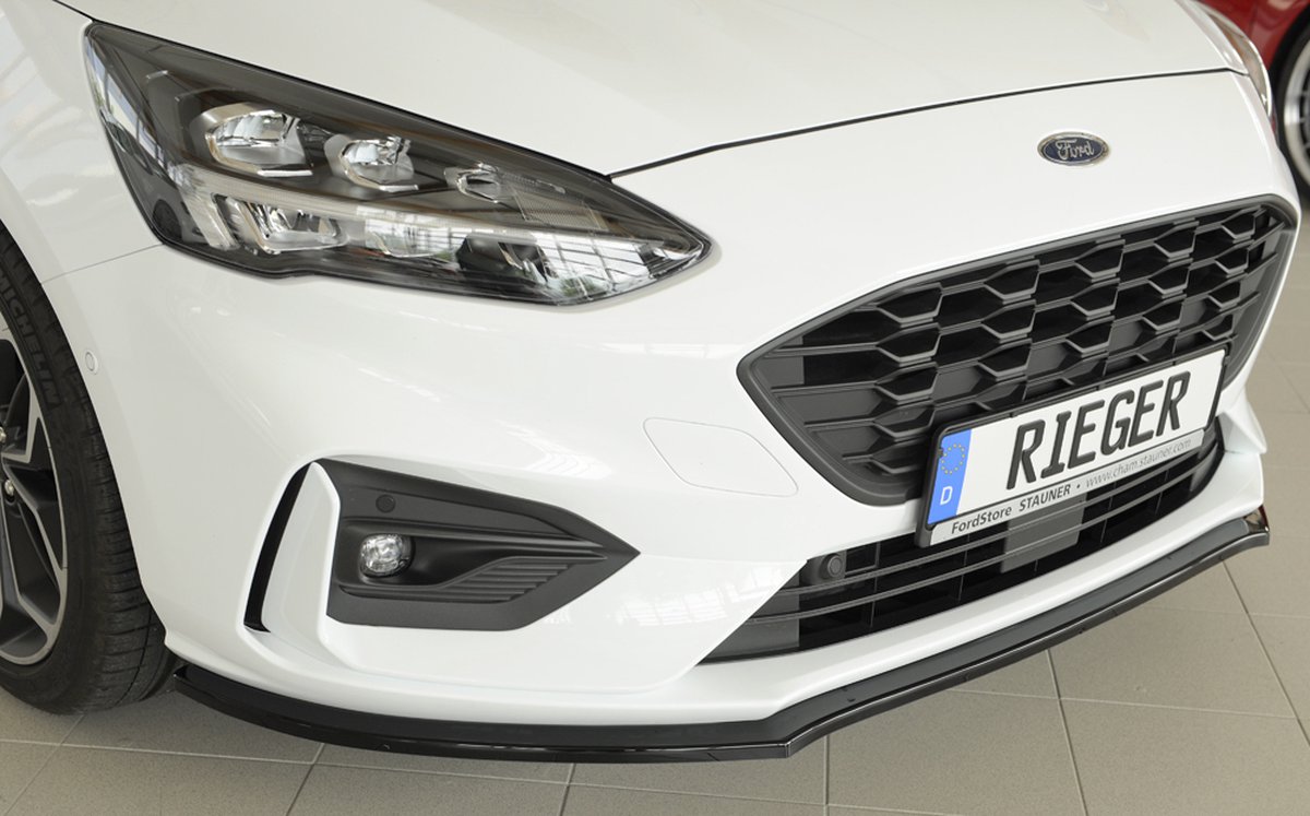 RIEGER - FORD FOCUS 4 + ST - RIEGER PERFORMANCE FRONT LIP ST & ST LINE - GLOSS BLACK