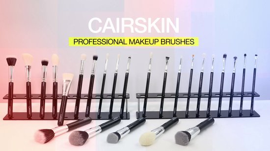 lijn Nest Richtlijnen CAIRSKIN Professional Make-up Set 4 Brushes + Beauty Etui Set - Pretty  Powdering -... | bol.com