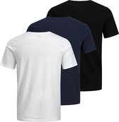 Jack & Jones Corp Logo T-shirt - Mannen - wit - navy - zwart - rood - blauw