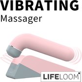 LifeLoom® PM20 Massage Gun Stick, Spiermassage, Pink Roze, Met Vibrator Eind.