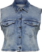 ONLY CARMAKOMA CARREX WAISTCOAT DNM Dames Blouse - Maat 50