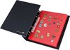 Afbeelding van het spelletje SAFE Compact verzamelalbum geschikt voor pins, medailles, broches en andere spelden - incl. 3 rood fluwelen bevestigingspanelen