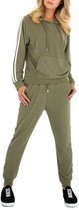 2 delig huispak / sportpak khaki groen L/XL