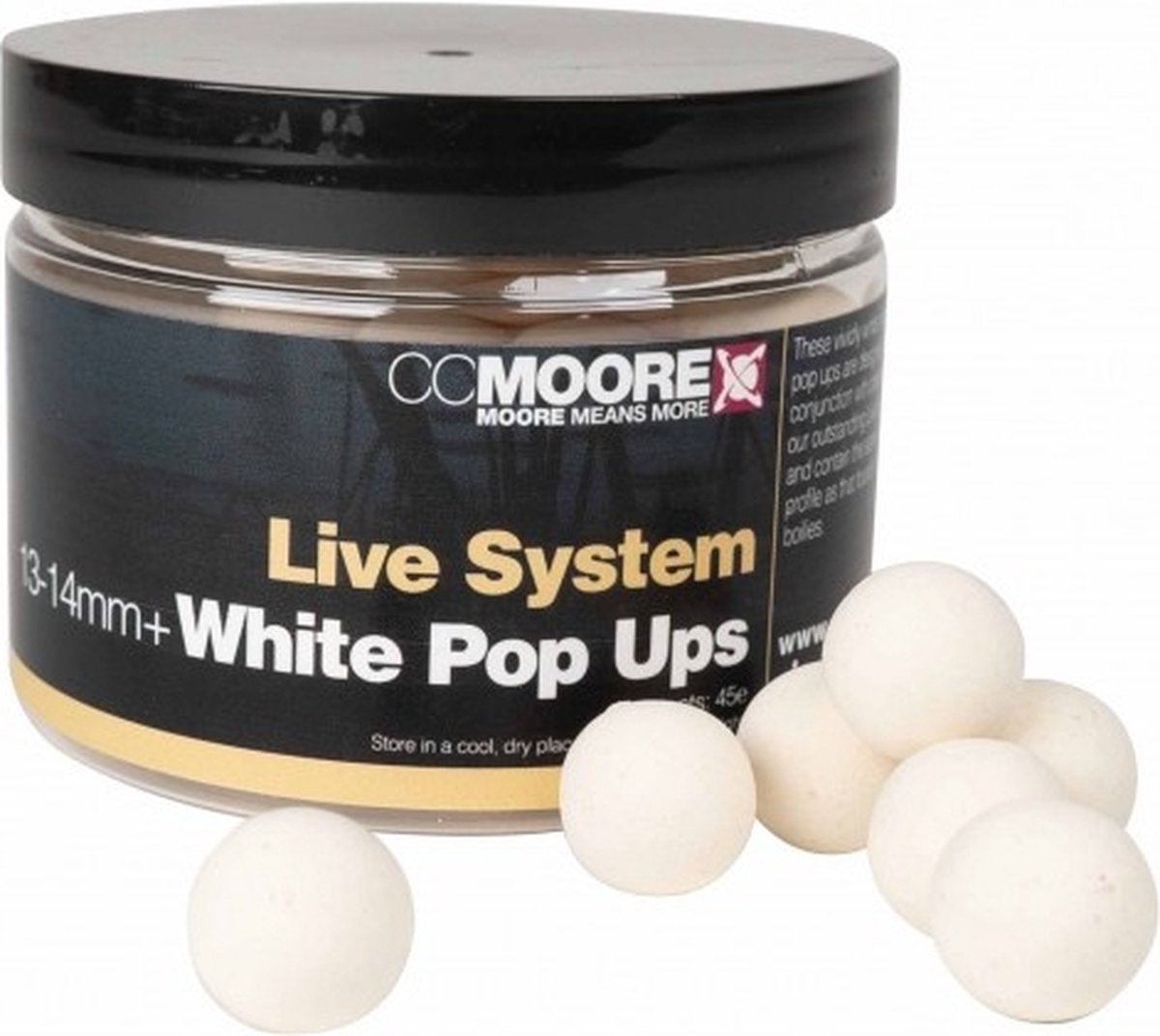 CC Moore live system white pop up 13-14m