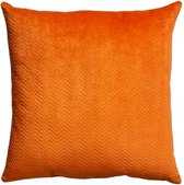 Oneiro’s Luxe sierkussen PILLOW Terra - 45 x 45 cm - polyester - wonen - interieur – woonaccessoires - kussens