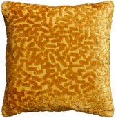 Oneiro’s Luxe sierkussen TIGER Oker - 45 x 45 cm - polyester - wonen - interieur – woonaccessoires - kussens