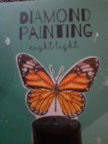 Diamond paintingset- nachtlampje- vlinder