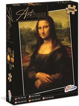 Grafix Puzzel 1000 stukjes volwassenen | Thema Mona Lisa | Puzzel | Formaat 50 X 70 CM | Schilderij puzzel