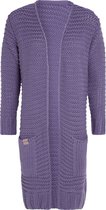 Knit Factory Alex Lang Gebreid Vest - Violet - 36/38