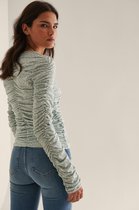 na-kd Side Slit Skinny Dames Jeans - Maat EU 34