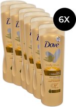 Dove Body Love Care + Visibe Glow Self-Tan Lotion 400 ml - Light to Medium (6 stuks)
