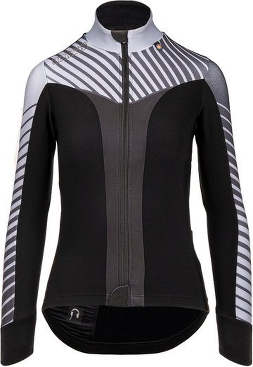 Bioracer Vesper Tempest Spring Jacket Subli Grey Stripe Maat M