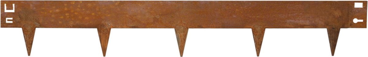 Kantopsluiting MA Edge CorTen staal 6(10) cm hoog x 106 cm lang | Reeds verroest geleverd
