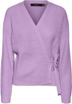 Vero Moda Vest Vmlea Ls Wrap Cardigan Noos 10257761 Lavendula Dames Maat - M