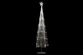 LuxuryLiving - Kerstboom - met Ster - DKD Home Decor - Metaal - LED - 2 pcs - 23 x 20 x 80 cm