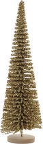 Kerstboom DKD Home Decor Gouden Polyester (19 x 19 x 60 cm)