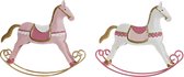 Kerstversiering DKD Home Decor Paard Metaal (20 x 5 x 18 cm) (2 pcs)