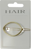 Haarspeld - Pin-Clip 4.0cm Ovaal - Goud