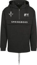 Rugby Vintage - Springboks Anorak Hoodie – Zwart