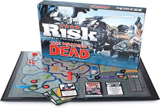 Boek: Risk Walking Dead - Bordspel - Engelstalig, geschreven door Winning Moves