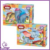 2x diverse King legpuzzel Disney Dumbo junior karton 24 stukjes