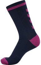 HUMMEL - Elite lage sokken - Zwarte iris / suikerpruim